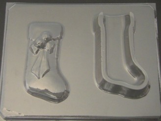 248 Stocking Pour Box Chocolate Mold